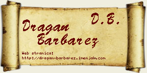 Dragan Barbarez vizit kartica
